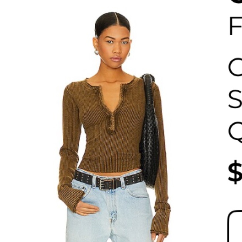 Free People Colt Top - Olive